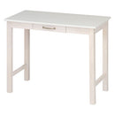 引き出し付き木製デスク パソコンデスク デスク 机 奥行45 幅90 平机 引き出し 収納 多目的 フリーデスク シンプル 事務机 木目 おしゃれ 北欧 テーブル 天然木 長方形 コンパクト ぼん家具