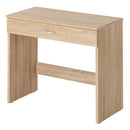 シンプルデスク パソコンデスク デスク おしゃれ コンパクト PCデスク 学習机 シンプル 北欧 作業台 在宅 引き出し付き 木製 収納 平机 ぼん家具