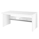 BONワイドデスク単品　幅150cm パソコンデスク デスク 机 オフィスデスク パソコン 150 pc 学習机 おしゃれ 収納 ハイタイプ 木製 コンセント 北欧 テレワーク ぼん家具