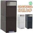 分別ダストボックス　２段タイプ ゴミ箱 ダストボックス おしゃれ エコ インテリア 北欧 リビング キッチン シンプル 省スペース コンパクト キャスター付き 蓋 2段タイプ ぼん家具