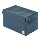 折り畳み収納ボックス〔Lサイズ〕 収納ボックス 収納ケース 布 折りたたみ ふた付き ストレージボックス 衣類収納 大容量 衣類収納ボックス 小物 蓋つき おしゃれ おもちゃ箱 衣類 収納 Lサイズ ぼん家具