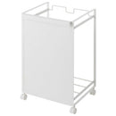 目隠し分別ダストワゴン〔2分別〕 ゴミ箱 キッチン用ゴミ箱 分別 キャスター付き 分別ダストワゴン おしゃれ レジ袋 隠せる ゴミ袋ホルダー スタンド 一人暮らし tower タワー 山崎実業