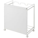 目隠し分別ダストワゴン〔3分別〕 TOWER 山崎実業 タワー 分別ダストワゴン キャスター付き 3分別 レジ袋対応 ゴミ箱 ペットボトル 分別 隠せる ゴミ袋ホルダー スタンド おしゃれ 山崎実業