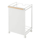 目隠し分別ダストワゴン〔2分別〕 トスカ 分別ダストワゴン キャスター付き 2分別 レジ袋対応 ゴミ箱 缶 ビン ペットボトル 分別 隠せる ゴミ袋ホルダー スタンド おしゃれ 山崎実業