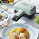 ハーフホットサンドメーカー ホットサンドメーカー スリム トーストプレート 電気 ハーフホットサンドメーカー プレスサンド キッチン 1年保証 LADONNA Toffy Toffy