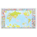 デスクマット〔大〕 デスクマット 子供 学習机 マット 机マット 大サイズ キッズ 透明 日本製 おしゃれ 男の子 女の子 世界地図 恐竜 動物 ぼん家具