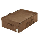 折り畳み収納ボックス〔アンダーベッドサイズ〕 収納ボックス 収納ケース 布 折りたたみ ふた付き ストレージボックス 衣類収納 大容量 衣類収納ボックス 小物 整理ボックス 蓋付 ベッド下衣類 収納 UBサイズ ぼん家具