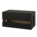 桐ケーブルボックス〔大〕 ケーブルボックス 小型 木製 電源タップ コンセント 隠す 収納 配線 コード 卓上 桐製 ぼん家具