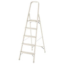 折りたたみ木目脚立〔5段〕 脚立 踏み台 5段 折りたたみ ステップ おしゃれ 軽量 スリム 手すり付き 家庭用 作業台 アルミ インテリア 木目調 ぼん家具