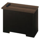 ルーターボックス〔小〕 ルーターボックス コンセント付き 小型 ケーブル コード 収納 木目調 リビング ぼん家具