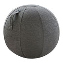 Vivora　シーティングボール〔シェニール〕 バランスボール 65cm ヨガボール エクササイズプフ 空気入れ付き 持ち運び おしゃれ ピラティスボール 割れにくい 二重構造 筋トレ 山崎実業