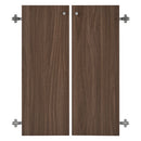 つっぱり式壁面収納ラック専用〔下段扉〕 扉 本棚 収納棚 下段 本体別売り 扉付き 突っ張り棚 突っ張り ラック スリム 大容量 漫画 コミック 収納棚 薄型 オープンラック 転倒防止 木製 幅60 ぼん家具