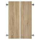 つっぱり式壁面収納ラック専用〔上段扉〕 扉 後付け上段 ラック 上段扉 本体別売り 本棚 扉付き 突っ張り 扉付き収納 スリム 大容量 シェルフ 漫画 コミック 収納棚 薄型 オープンラック 木製 棚 幅60 ぼん家具