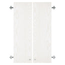 つっぱり式壁面収納ラック専用〔上段扉〕 扉 後付け上段 ラック 上段扉 本体別売り 本棚 扉付き 突っ張り 扉付き収納 スリム 大容量 シェルフ 漫画 コミック 収納棚 薄型 オープンラック 木製 棚 幅60 ぼん家具