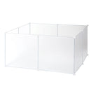 ペットフェンス ペットゲート ペットフェンス 置くだけ サークル 犬 おしゃれ 室内 半透明 柵 50×50 組み立て ジョイント パネル 8枚 お手入れ簡単 ぼん家具