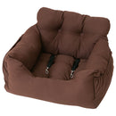 ペット用ドライブベッド〔Lサイズ〕 ドライブベッド 犬 車 ドライブシート ペットベッド 車用 ドライブボックス Lサイズ 布製 ポケット クッション 滑り止め付き イヌ 猫 動物用 ぼん家具