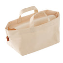 収納トート〔S〕 買い物かご バスケット かご 収納 収納バッグ 文房具 ケーブル リモコン 小物収納 収納トート 買い物かご キャンパス ストッカー 撥水 Sサイズ ぼん家具