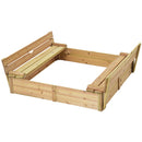 木製扉付き砂場 砂場 サンドボックス 砂あそび すな場 すなば 子供 庭 屋外 遊具 キッズ 自宅用 大型遊具 蓋付き 杉 天然木 こども 屋外遊具 おもちゃ 砂遊び 砂場遊び ぼん家具