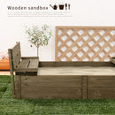 木製扉付き砂場 砂場 サンドボックス 砂あそび すな場 すなば 子供 庭 屋外 遊具 キッズ 自宅用 大型遊具 蓋付き 杉 天然木 こども 屋外遊具 おもちゃ 砂遊び 砂場遊び ぼん家具