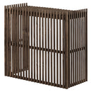 室外機カバー 室外機カバー 大型 おしゃれ 節電 木製 室外機 日よけ エアコン室外機カバー 棚 ガーデニング ラック 格子 庭 ベランダ ぼん家具