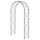 ローズアーチ バラアーチ ガーデンアーチ 大型 おしゃれ ローズアーチ アイアン 屋外 庭 園芸 ガーデニング ゲート クレマチス diy スチール 白 黒 ぼん家具