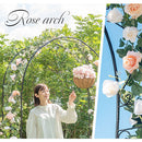 ローズアーチ バラアーチ ガーデンアーチ 大型 おしゃれ ローズアーチ アイアン 屋外 庭 園芸 ガーデニング ゲート クレマチス diy スチール 白 黒 ぼん家具