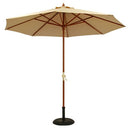 パラソルセット　270cm〔ベース15kg〕 ガーデン パラソル セット 家具 おしゃれ 北欧風 屋外 アウトドア ぼん家具