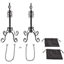 チェーンポール〔2本セット〕 チェーンスタンド 車止め 2本セット チェーンポール おしゃれ 駐車場 置くだけ 工事不要 diy 玄関 庭 ぼん家具