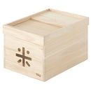 桐製米びつ〔10kg〕 米びつ 10kg おしゃれ ライスストッカー 米櫃 スリム 木製 桐 米 収納 軽量 保存容器 コンパクト 天然木 木目 防虫 抗菌 ぼん家具