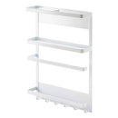 マグネット冷蔵庫サイドラック マグネット 収納 冷蔵庫 サイドラック キッチンペーパーホルダー ラップ 調味料 収納 便利グッズ キッチン おしゃれ TOWER 山崎実業