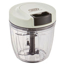 ハンディチョッパー フードチョッパー 手動 フードプロセッサー フードカッター 簡単 チョッパー みじん切り きざむ 引くだけ コンパクト Toffy トフィー ラドンナ Toffy