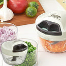 ハンディチョッパーミニ フードチョッパー 手動 フードプロセッサー みじん切り 便利グッズ キッチン フードカッター きざむ まぜる 引くだけ 簡単 ラドンナ Toffy