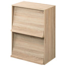 マルチキャビネット〔Aタイプ〕 カラーボックス キューブボックス 収納棚 本棚 おしゃれ ラック 扉付き フラップ 木製 4段 a4 可動棚 約 幅60 奥行35 ディスプレイ キッチン リビング ぼん家具