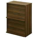 マルチキャビネット〔Aタイプ〕 カラーボックス キューブボックス 収納棚 本棚 おしゃれ ラック 扉付き フラップ 木製 4段 a4 可動棚 約 幅60 奥行35 ディスプレイ キッチン リビング ぼん家具