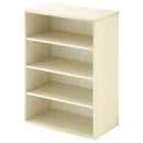 マルチキャビネット〔Aタイプ〕 カラーボックス キューブボックス 収納棚 本棚 おしゃれ ラック 扉付き フラップ 木製 4段 a4 可動棚 約 幅60 奥行35 ディスプレイ キッチン リビング ぼん家具