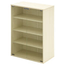 マルチキャビネット〔Bタイプ〕 カラーボックス キューブボックス 収納ボックス 収納 木製 引き出し キャビネット ガラス扉 飾り棚 ラック 文庫 コミック ぼん家具