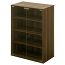 マルチキャビネット〔Bタイプ〕 カラーボックス キューブボックス 収納ボックス 収納 木製 引き出し キャビネット ガラス扉 飾り棚 ラック 文庫 コミック ぼん家具