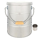 バケツ型米びつ〔5kgタイプ〕 米びつ 5kg 日本製 計量カップ付き 密閉 軽量 錆びに強い 防虫 頑丈 湿気 酸化防止 トタン製 米 OBAKETSU（オバケツ）