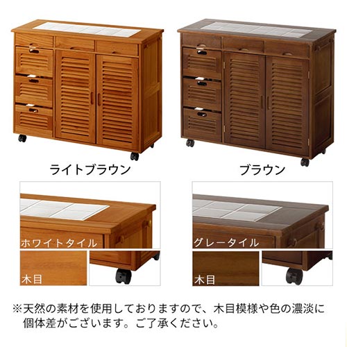 キッチンワゴン〔2枚扉タイプ〕