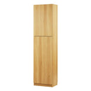 壁面収納 幅45cm×高さ180cm 本棚 壁面収納 扉付き 7段 可動棚 漫画 ㏅ dvd 収納 キャビネット スリム A4 日本製 ぼん家具