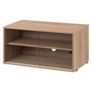 ユニットラック〔追加キャビネット〕 キャビネット 追加用 ユニットラック 本体別売 チェスト 木製 ガラス フラップ 扉 引き出し ラック 扉付き コード穴 シェルフ スチールラック ぼん家具