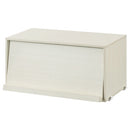 ユニットラック〔追加キャビネット〕 キャビネット 追加用 ユニットラック 本体別売 チェスト 木製 ガラス フラップ 扉 引き出し ラック 扉付き コード穴 シェルフ スチールラック ぼん家具