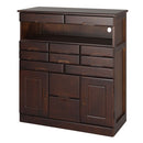 桐収納チェスト 桐チェスト 電話台 キャスター付き 引き出し 収納棚 A4 キャビネット 大容量 木製 ぼん家具