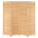 和風衝立〔4連タイプ〕 パーテーション おしゃれ パーティション 間仕切り 自立 4連 ブラインド 折りたたみ 持ち運び 衝立 木製 スリム 目隠し リビング 北欧 モダン ぼん家具