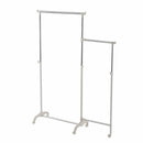 3WAYハンガーラック ハンガーラック キャスター付き スリム 押入れ パイプハンガー ダブル 洋服掛け 大容量 パイプ 二段 折りたたみ 伸縮 コンパクト スチール ズボン 収納 おしゃれ ぼん家具