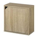 キューブボックス収納〔幅35cm・薄型〕 キューブボックス カラーボックス 収納棚 木製 おしゃれ 本棚 薄型 オープンラック 収納ボックス 扉付き 棚 2段 収納 スリム 隙間 コミック cd dvd ぼん家具