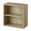 キューブボックス収納〔幅35cm・薄型〕 キューブボックス カラーボックス 収納棚 木製 おしゃれ 本棚 薄型 オープンラック 収納ボックス 扉付き 棚 2段 収納 スリム 隙間 コミック cd dvd ぼん家具