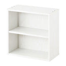 キューブボックス収納〔幅35cm・薄型〕 キューブボックス カラーボックス 収納棚 木製 おしゃれ 本棚 薄型 オープンラック 収納ボックス 扉付き 棚 2段 収納 スリム 隙間 コミック cd dvd ぼん家具