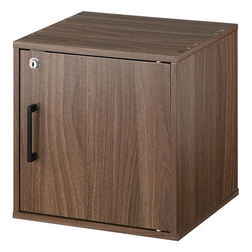 本棚　ラック　木製　鍵付き コミック　収納家具 鍵付き収納ボックス〔幅35cm〕 ぼん家具のおしゃれな 本棚