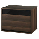 [ 幅60cm ] キューブボックス型テレビ台 テレビ台 ローボード おしゃれ キューブボックス キャビネット 収納 木製 北欧 引き出し 大容量 A4 フラップ扉 リビング 幅60 奥行40 高さ45 白 茶 ぼん家具